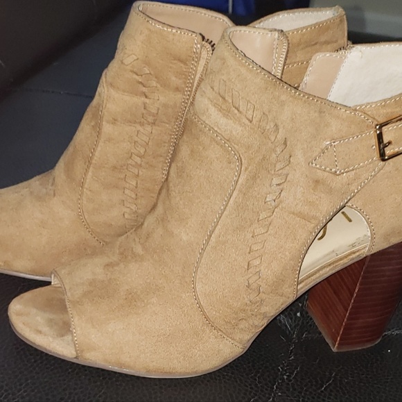 Unisa Shoes - Peep Toes Ankle Booties